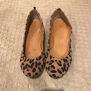 Audrey Brooke leopard flats